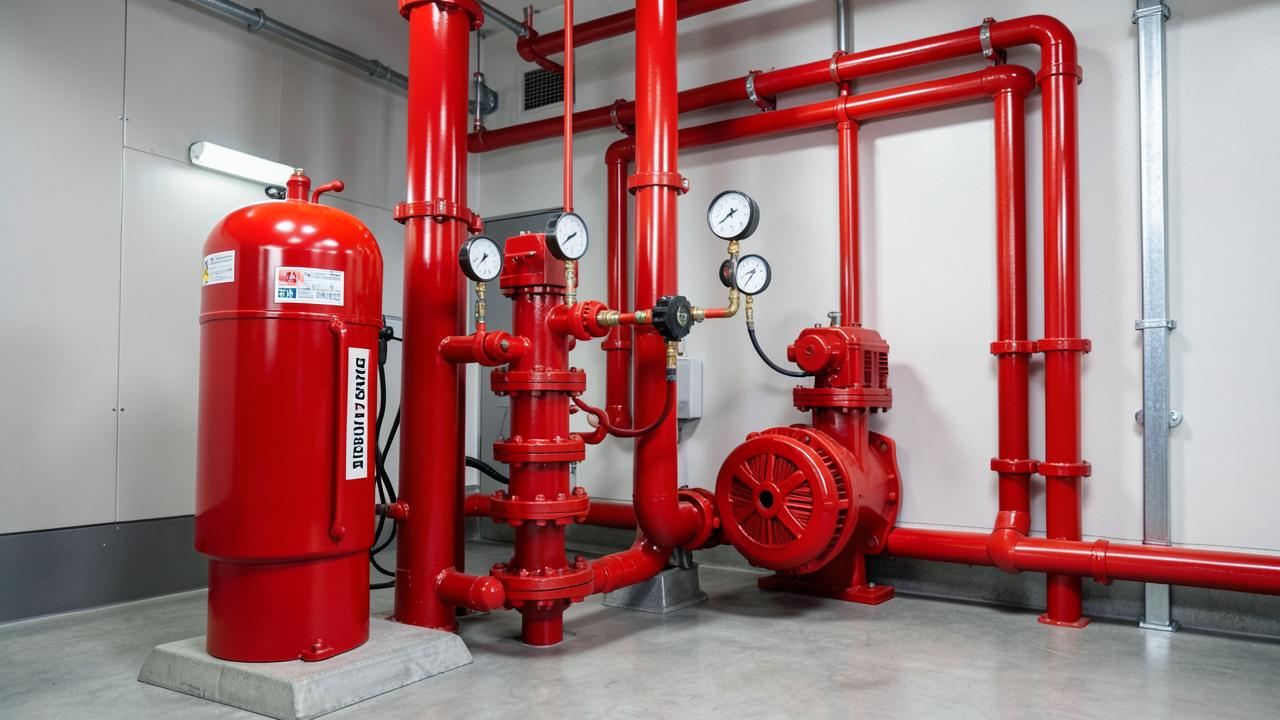 Bomba contra incendio y reserva de agua: dimensionamiento y sala de bombas