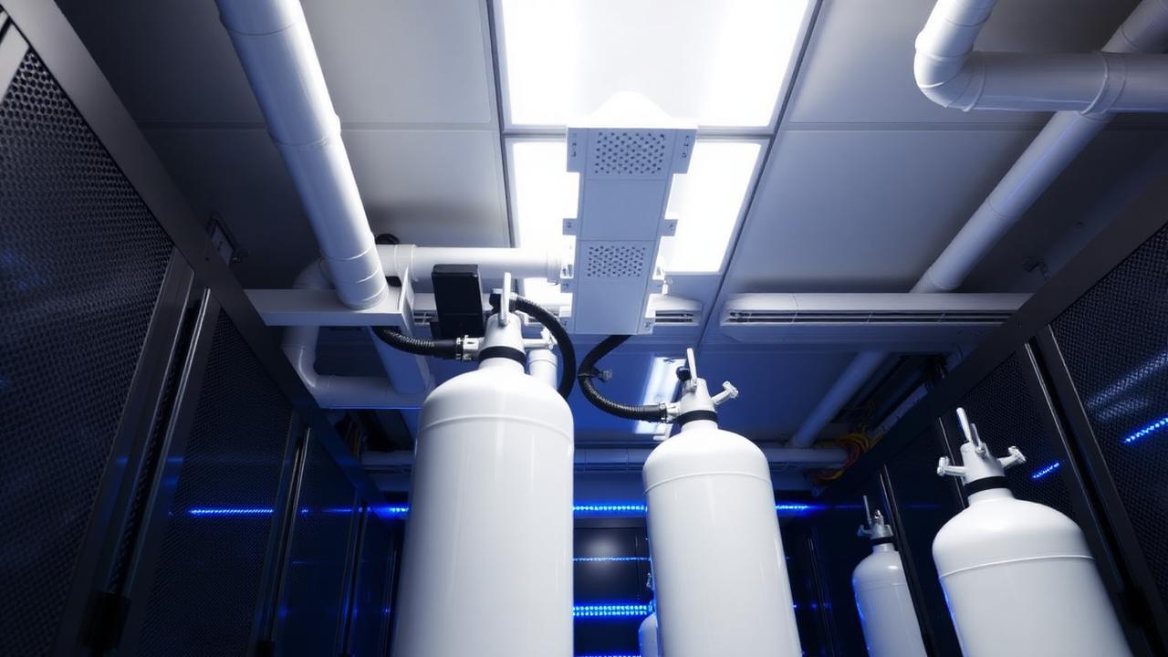 Extinción automática por gas NOVEC: protección de salas críticas sin daños